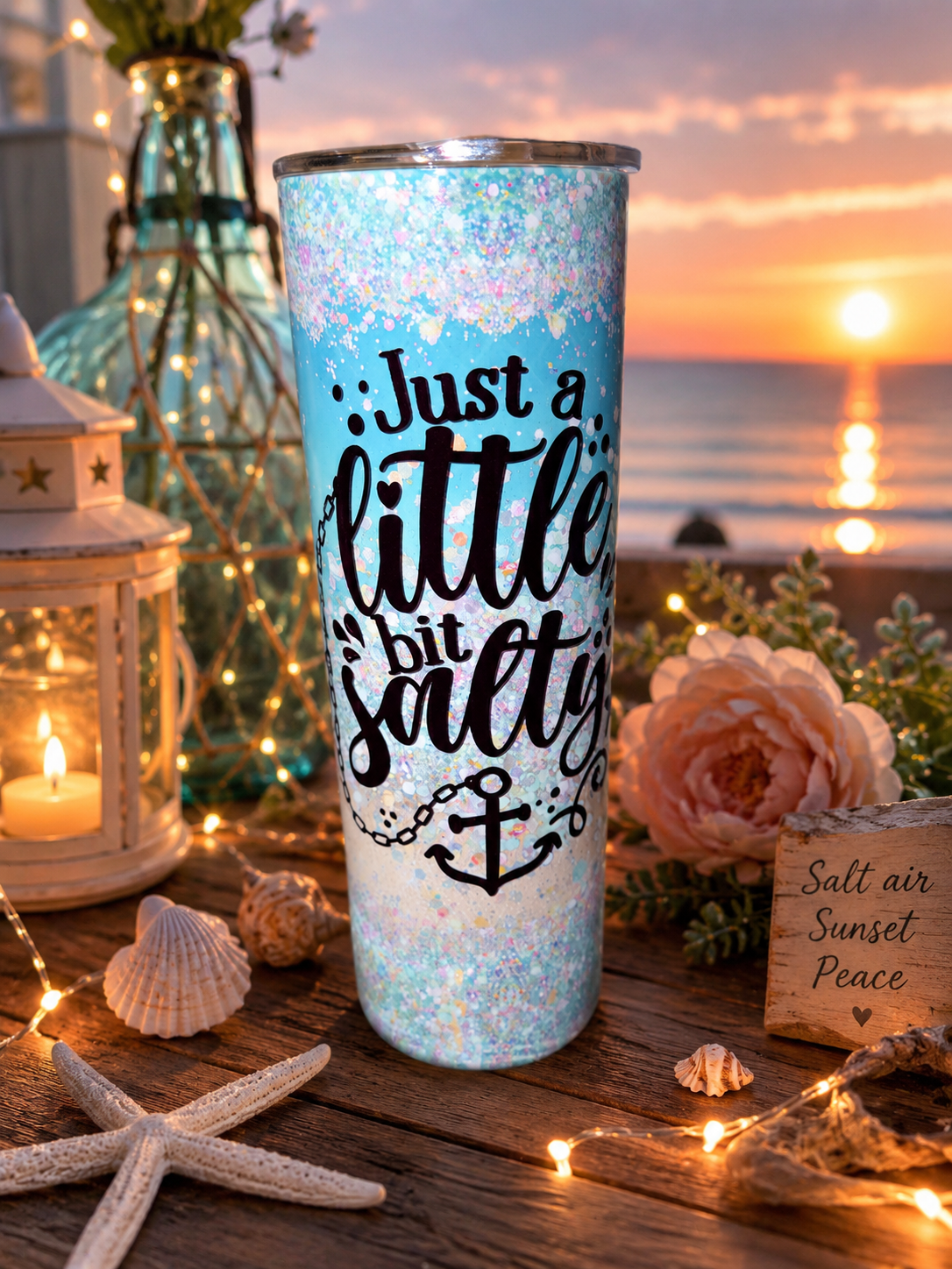 Just a Little Bit Salty 20oz Stainless Steel Tumbler
