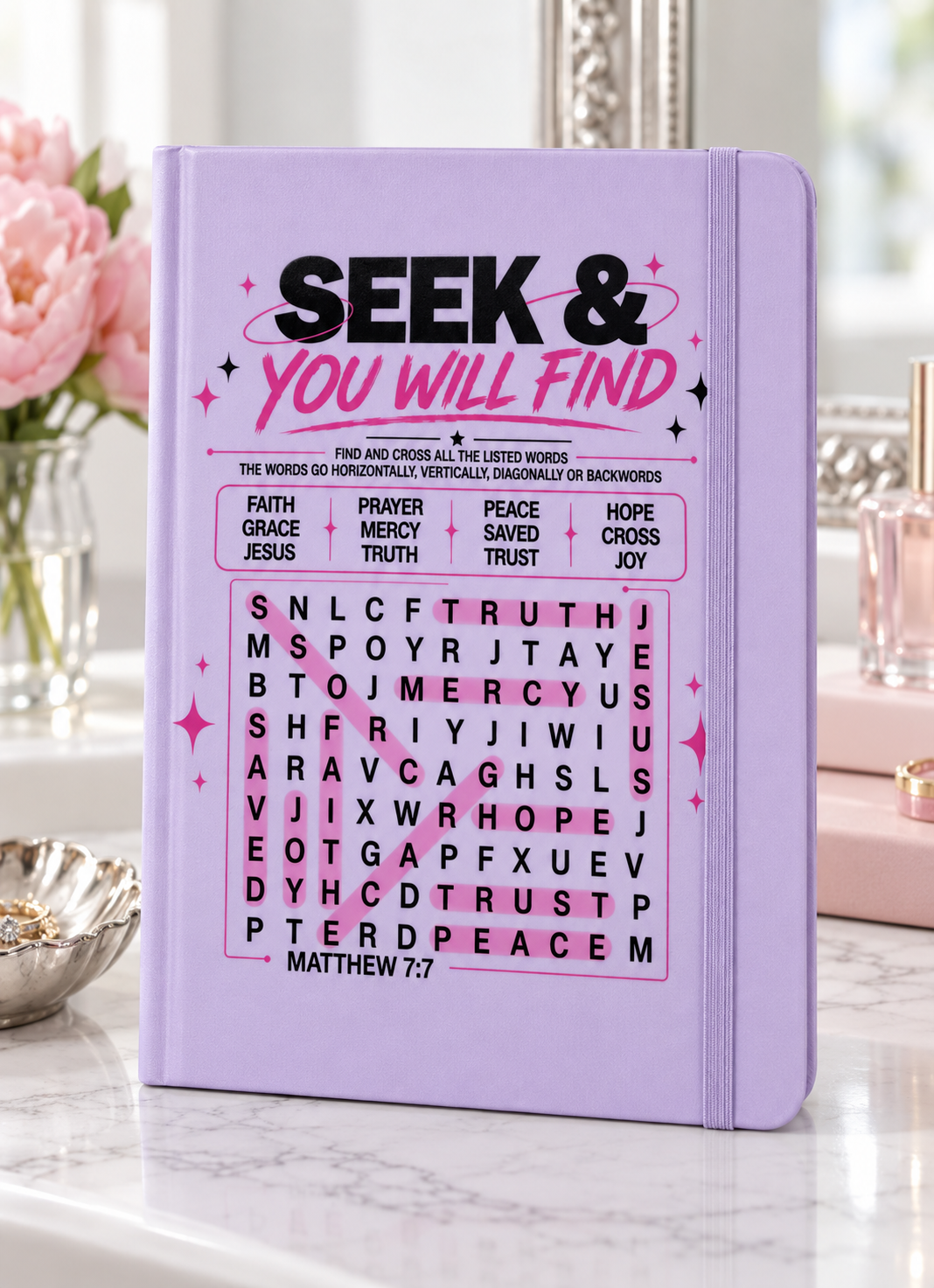 Seek & You Will Find Faith Blank Journal