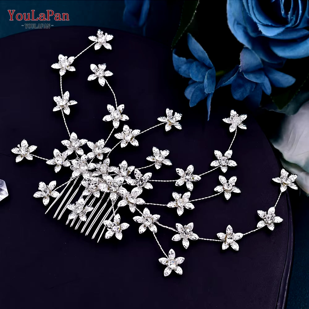 Fashion Woman Headband Rhinestone Bridal Headpiece Wedding Hair Accessories Bride Tiara Pageant Headdresses HP496