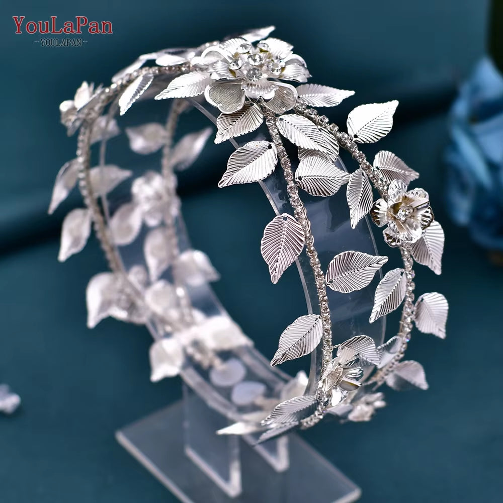 Fashion Woman Headband Rhinestone Bridal Headpiece Wedding Hair Accessories Bride Tiara Pageant Headdresses HP496