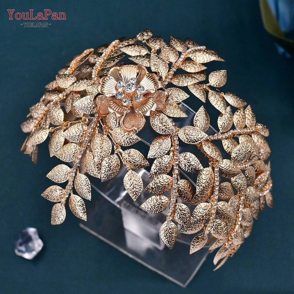 Fashion Woman Headband Rhinestone Bridal Headpiece Wedding Hair Accessories Bride Tiara Pageant Headdresses HP496