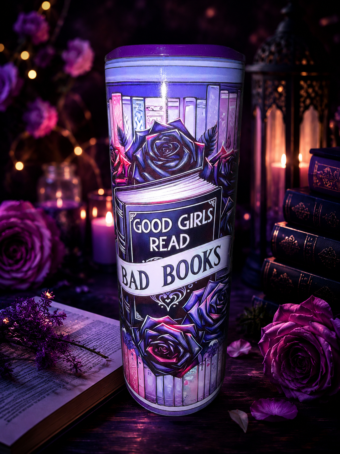 Good Girls Read Bad Books 20oz Stainless Steel Tumbler