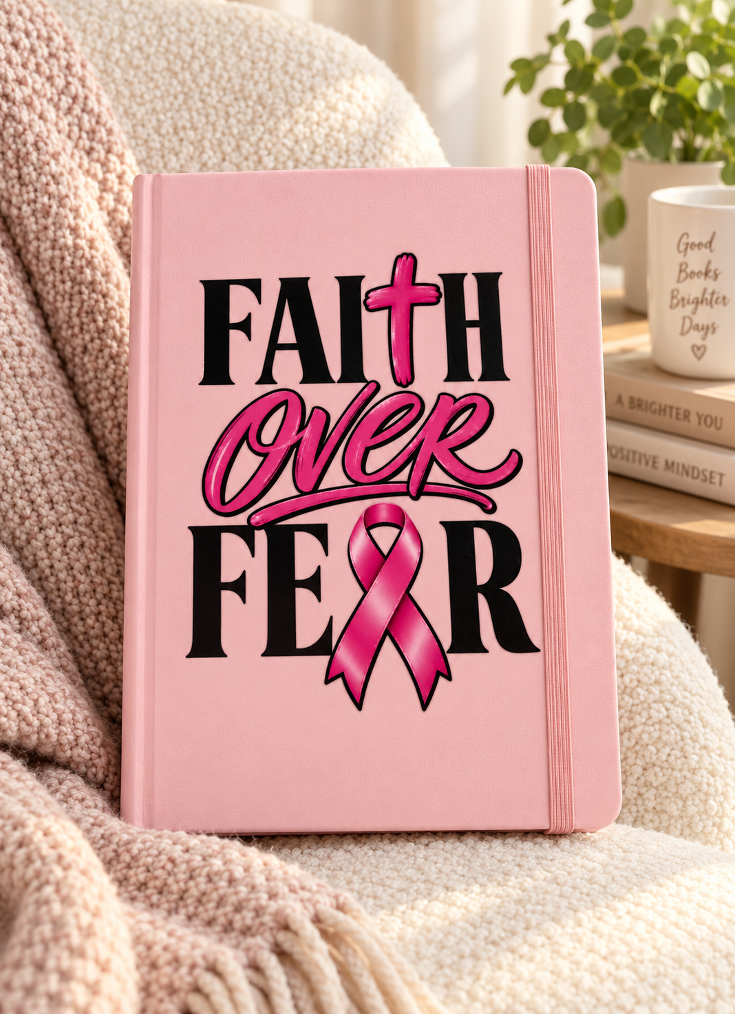 Faith Over Fear Blank Journal