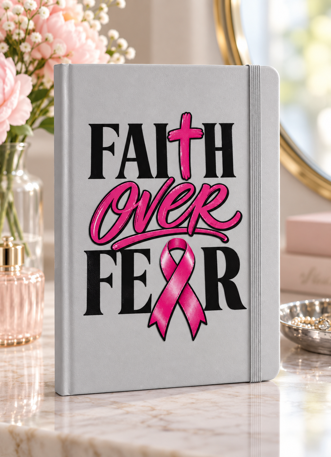 Faith Over Fear Blank Journal