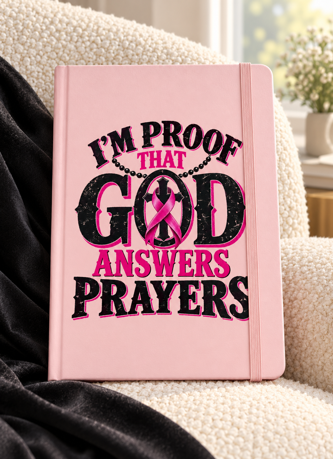 God Answers Prayers Blank Journal