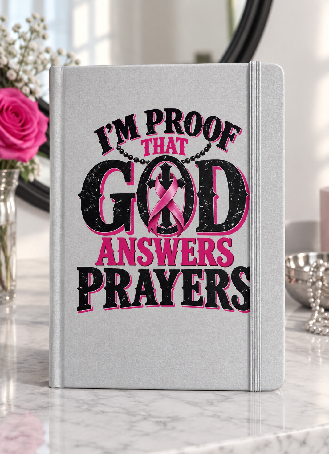 God Answers Prayers Blank Journal