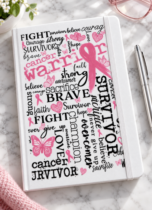 Strength, Courage & Survivor Blank Journal
