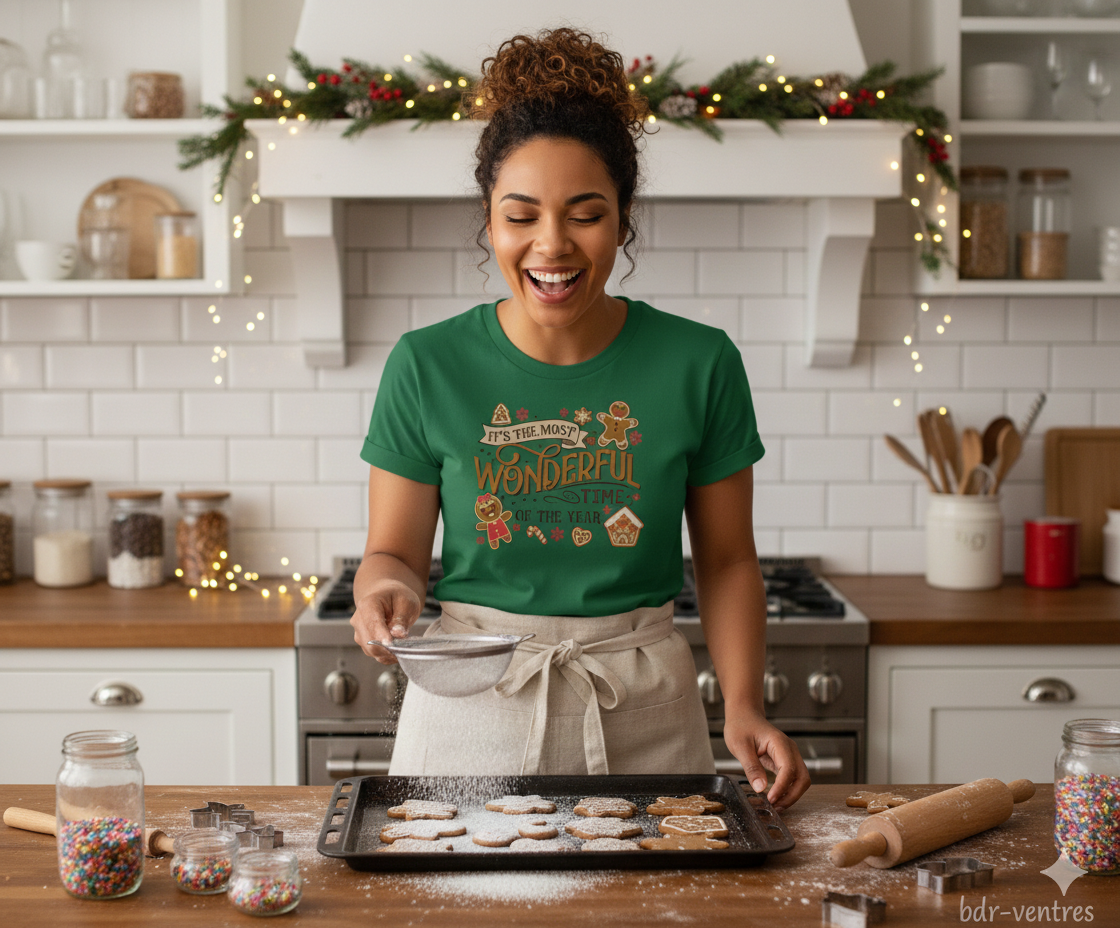 It’s the Most Wonderful Time – Gingerbread Holiday Hoodie, Sweatshirt & Tee