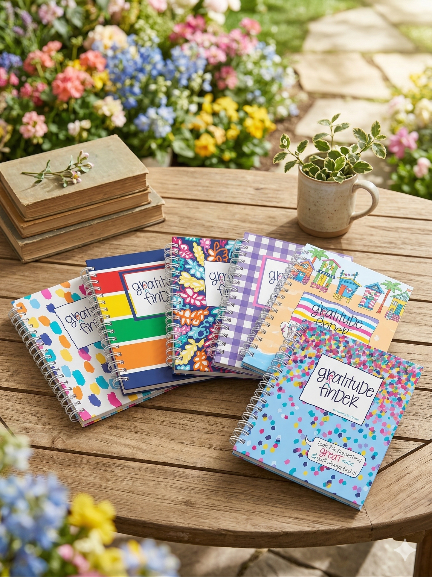 Colorful Gratitude Journal | Daily Reflection & Mindset Notebook | Self Care & Positivity Journal | Multiple Designs Available