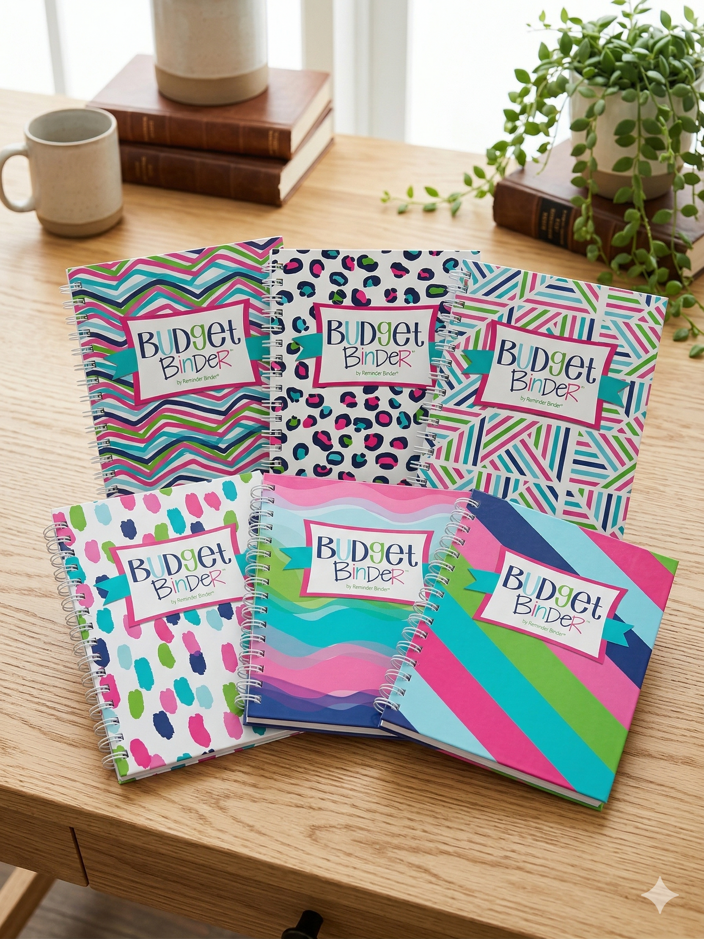 Colorful Budget Binder Journal | Financial Planner Notebook | Money Tracker for Women | Multiple Designs Available